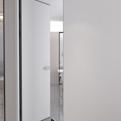 Qualität  Honeycomb Aluminium Framed Internal Doors Veneer Finish Outward Inward Opening usine