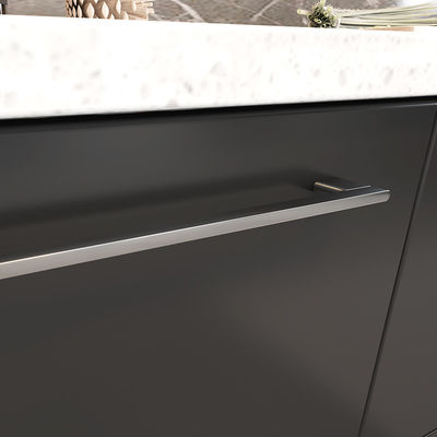 200mm 228mm Matte Schwarz Schrank Hardware Griffe Zieht Massen