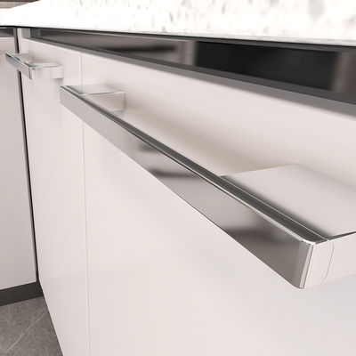 Brushed Nickel Möbel Hardware Handgriffe 96mm Für Schrank