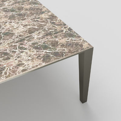 Möbel aus Aluminium 6 mm Marmor 4 Sitzplätze