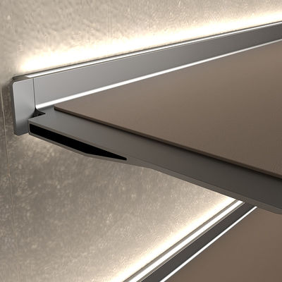 OEM Modular Aluminium Wohnmöbel Wand schwimmende Unterhaltungseinheit
