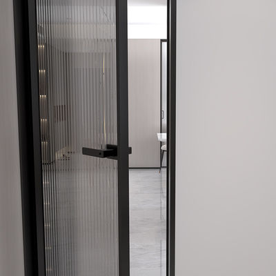 Feuerdichte Aluminiumrahmen Innentüren Verborgene Toiletttür für Trennwände