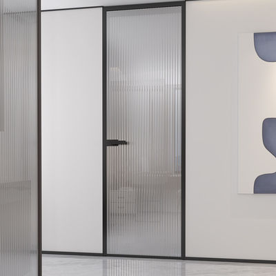 Verglasung Verhärtetes Frostglas Innentüren Aluminiumrahmen