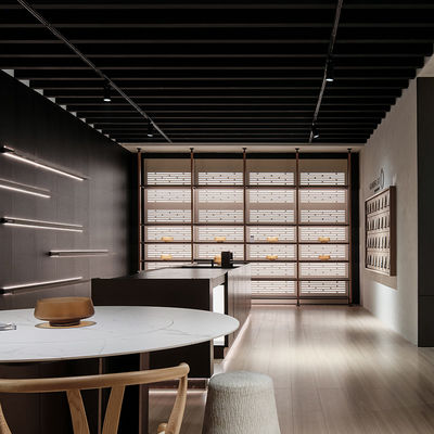 Schwebende Prefab Aluminium Modular Küchen Wandregale Wohnkultur