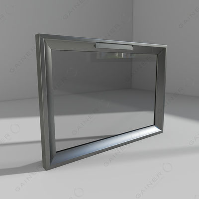 Feuerfeste Glas Tür Ecke Aluminium Modular Schrank Anodisierte Oberfläche Für die Küche