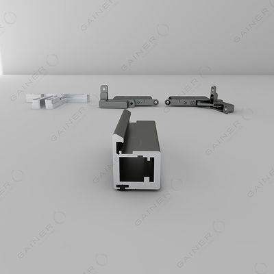 Aluminium-Rahmen Modular Küchen-Set für Schranke Stein Tür OEM