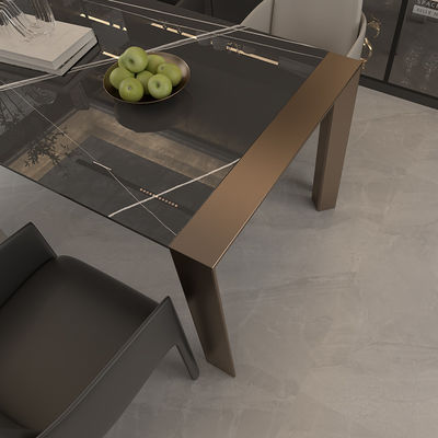 Moderne Marmor-Esszimmermöbel Tisch Set 2.7cbmCBM Einstellbare Höhe