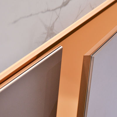 0.597KG/M Möbel-Hardware-Griffe Küchenschrank Holz Verborgene Aluminiumgriffe