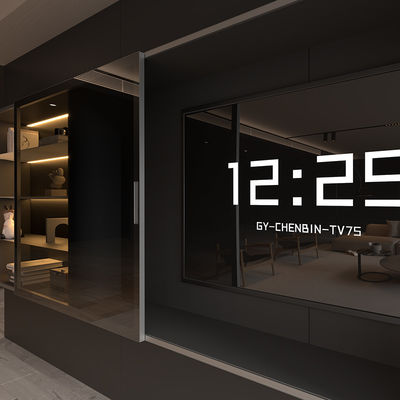Aluminium Luxus Moderne Fernsehtür Schwimmbad Wandmontierte minimalistische Wohnzimmermöbel
