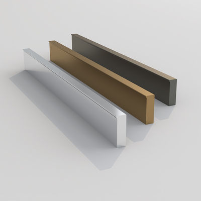Aluminium-Möbel-Hardware-Handgriffe 250mm Tür-Schub-Zug-Handgriffe