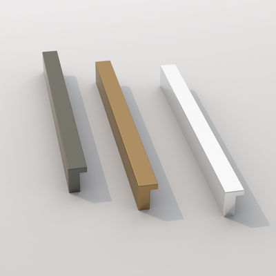 Chrom-Möbel-Hardware-Griff Aluminium-Profil Schrank-Griff
