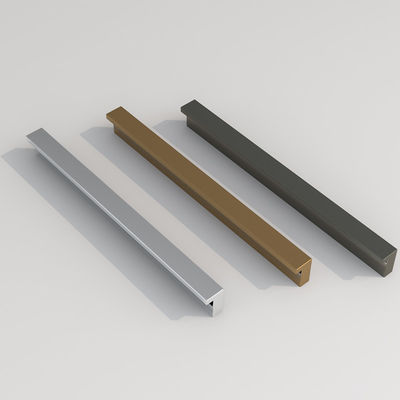 Chrom-Möbel-Hardware-Griff Aluminium-Profil Schrank-Griff