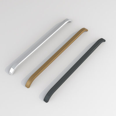 Aluminiumlegierung Moderne Garderobe Griffe Schwarz Matte Farben