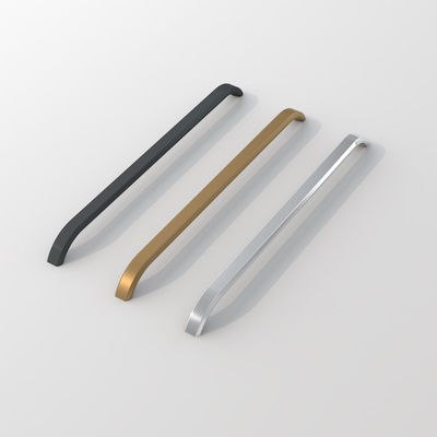 Aluminiumlegierung Moderne Garderobe Griffe Schwarz Matte Farben
