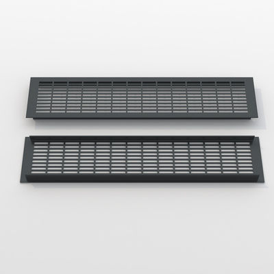 Silber-Aluminium-Legierung Luftlüftgitter 110*250mm für die Klimaanlage Rückkehrluftdiffuser