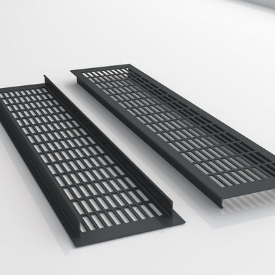 Silber-Aluminium-Legierung Luftlüftgitter 110*250mm für die Klimaanlage Rückkehrluftdiffuser