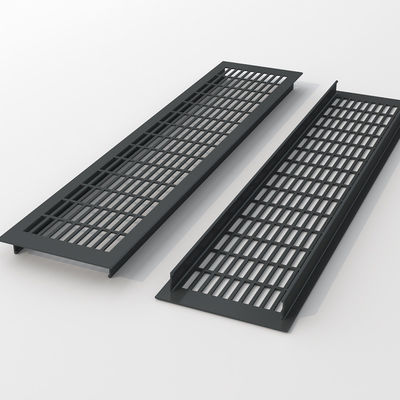 Silber-Aluminium-Legierung Luftlüftgitter 110*250mm für die Klimaanlage Rückkehrluftdiffuser