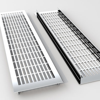 3D-Modell Tür Aluminium Lüftungsgitter Korrosionsbeständigkeit