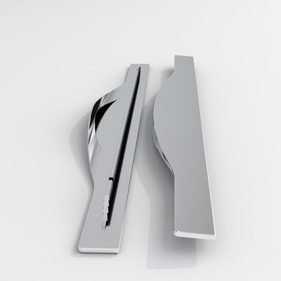 Schlafzimmermöbel Hardware-Handgriff Chrom Schrank Schubladen Spülung ziehen Aluminium-Handgriff