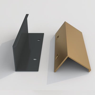 Verkleidungsbeständigkeit Schrank Hardware Griffe Verborgene Aluminium Flat Verborgene Bar zieht Randgriffe