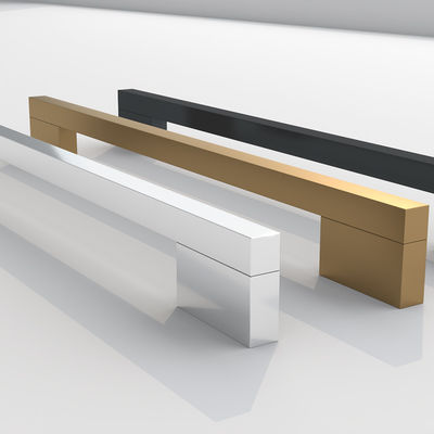 Hardware Küche Schwarz Moderne Aluminium-Küchengriff