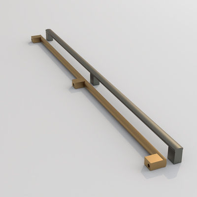 Modern Gold Schwarzes Aluminium Möbel zieht Küchenschrank Griffe